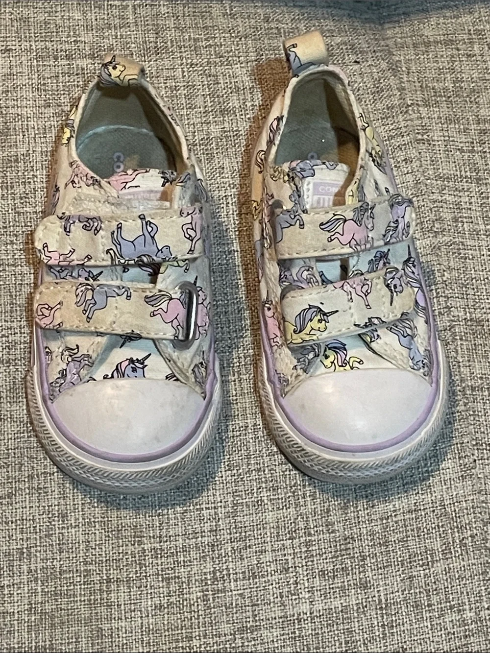 🦄 Converse Chuck Taylor All Star Ox Infant/Toddler Unicorn Sneakers Size 6